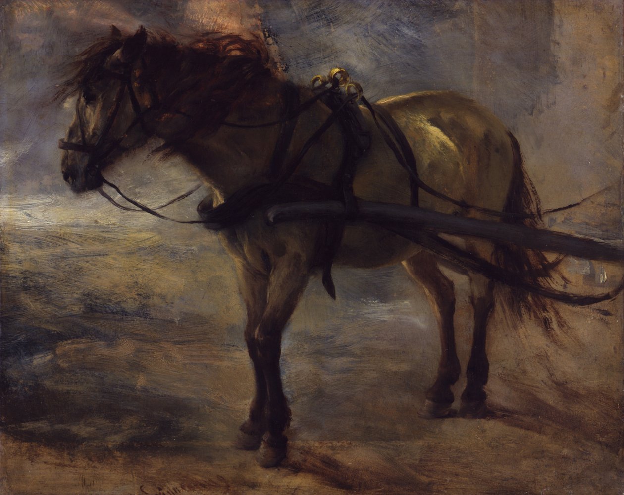 Karrengaul av Adolph Menzel
