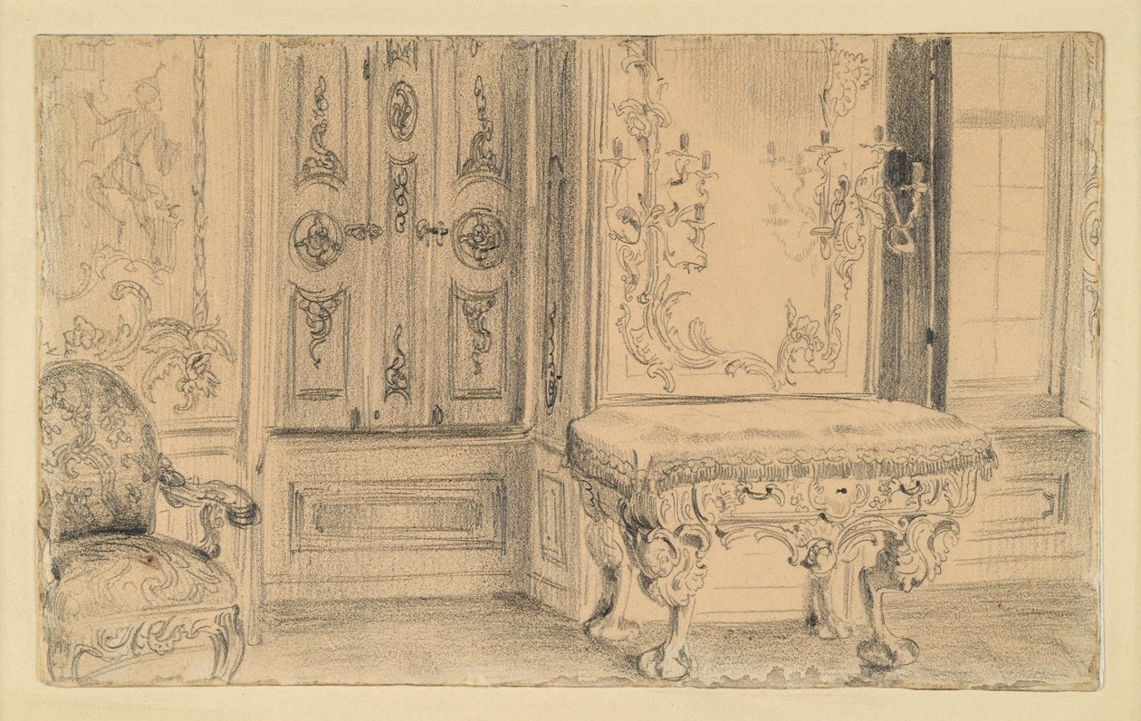 Konsertsal i byslottet i Potsdam av Adolph Menzel