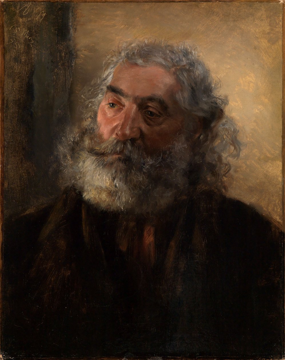 Hodestudie av Adolph Menzel
