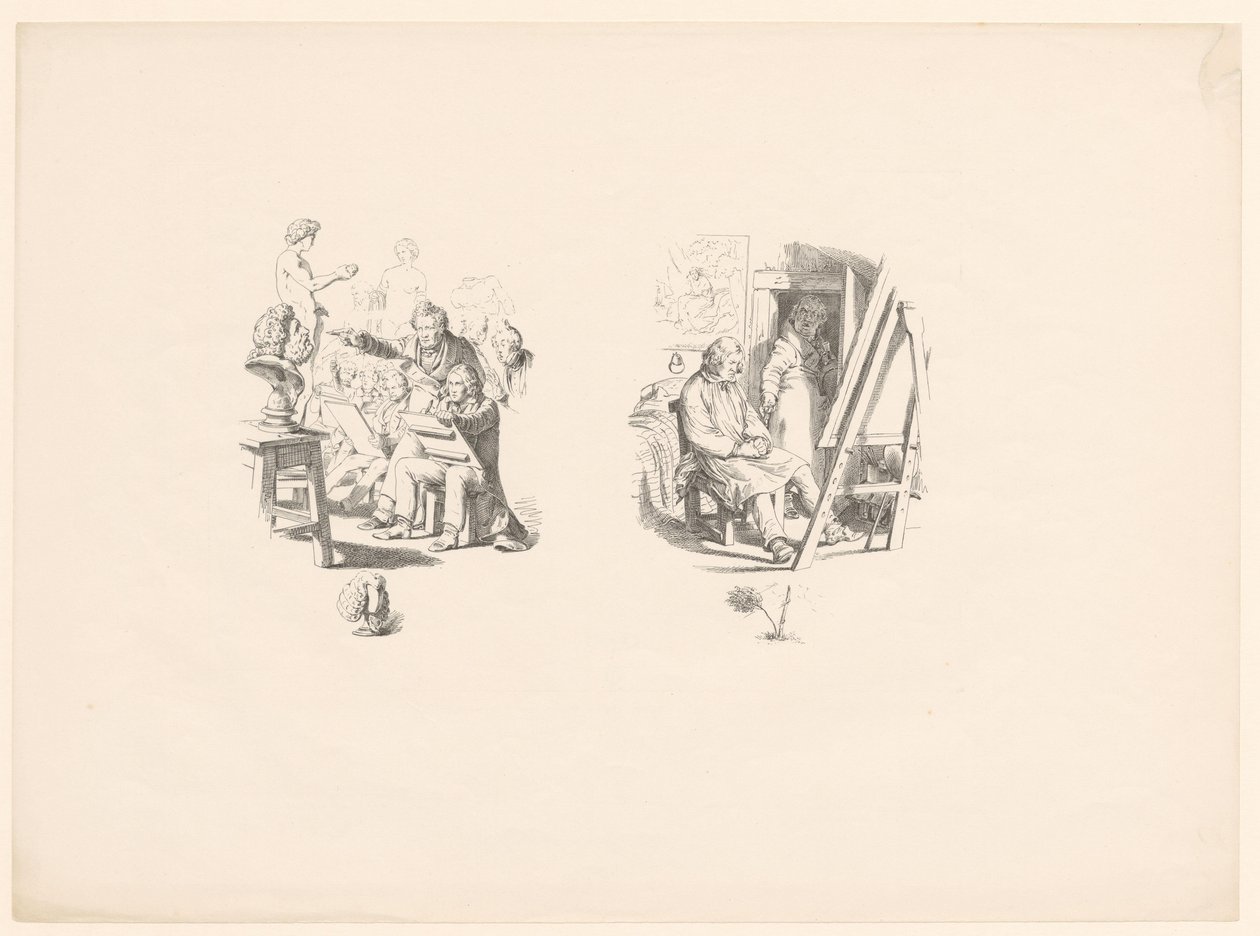 Kunstnerstudent av Adolph Menzel