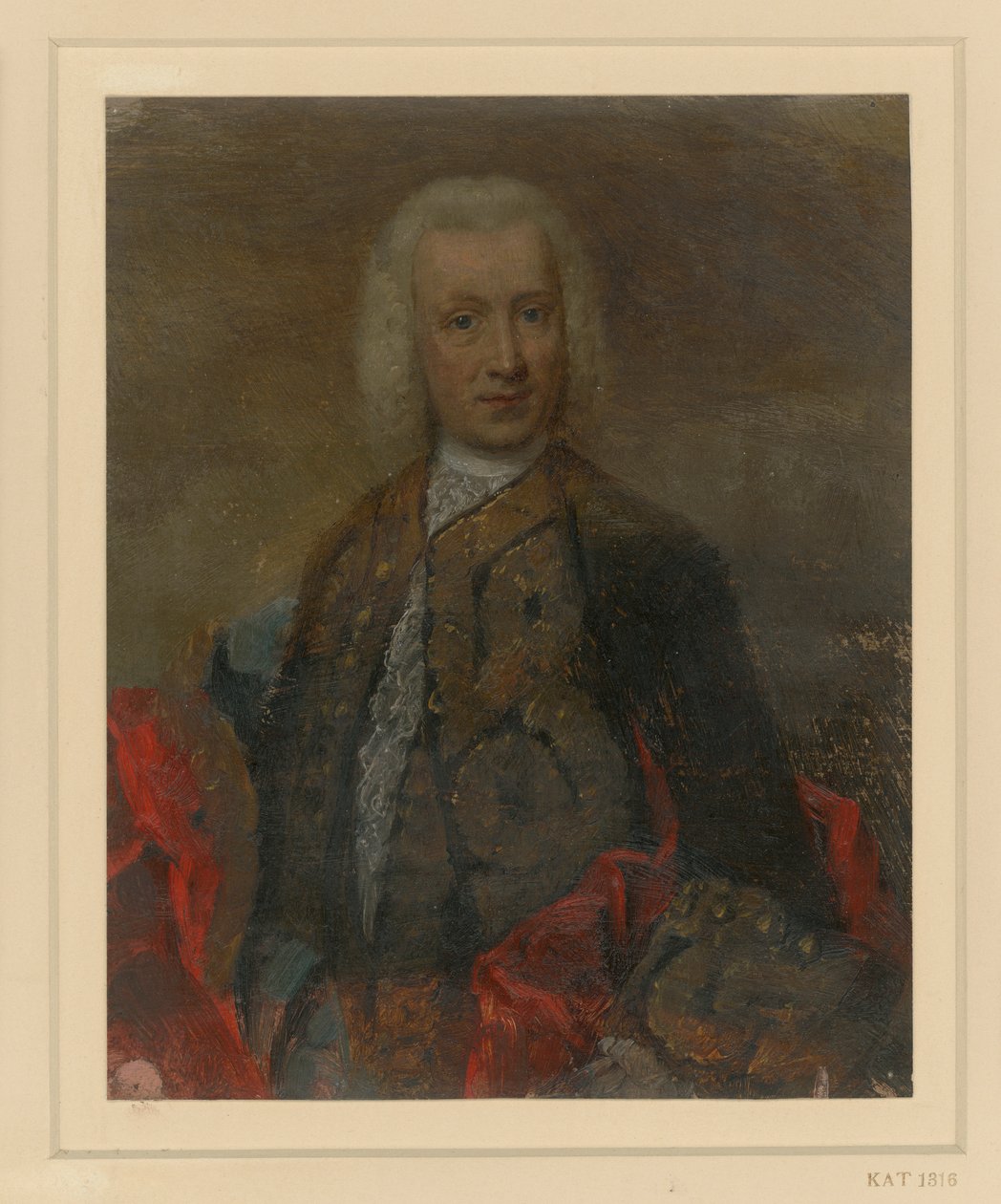 Mannlig portrett i hoffdrakt fra Fredrik IIs tid av Adolph Menzel