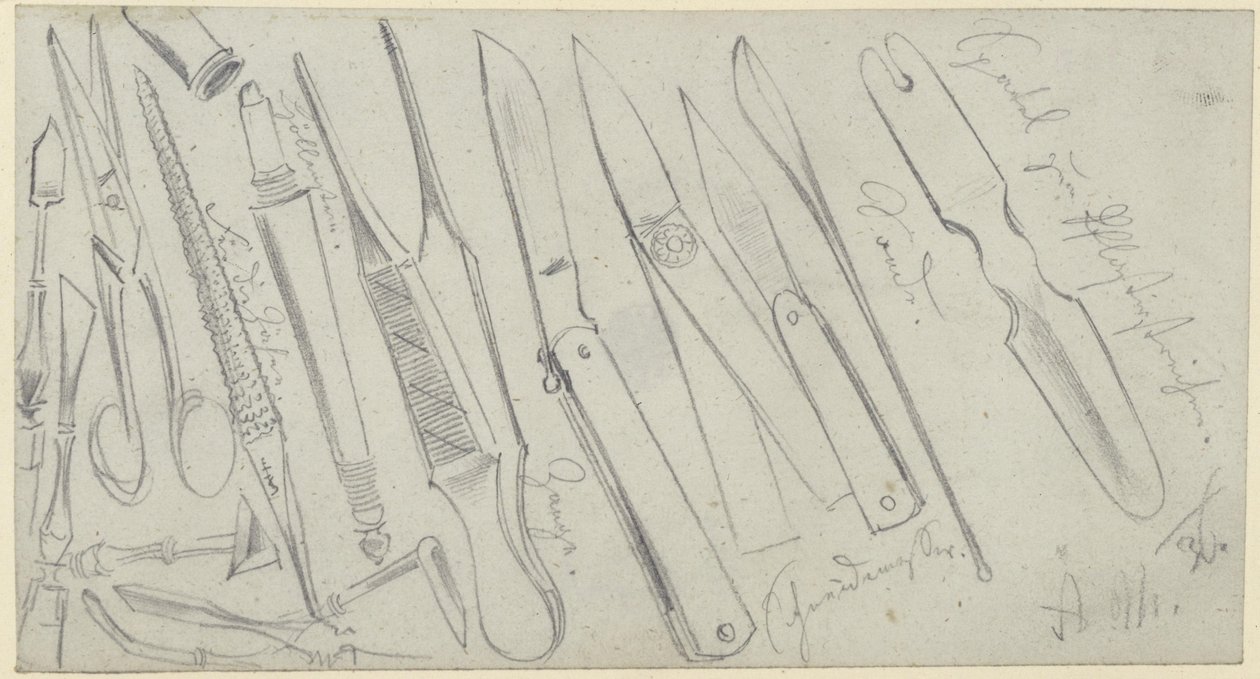 Medisinske instrumenter av Adolph Menzel