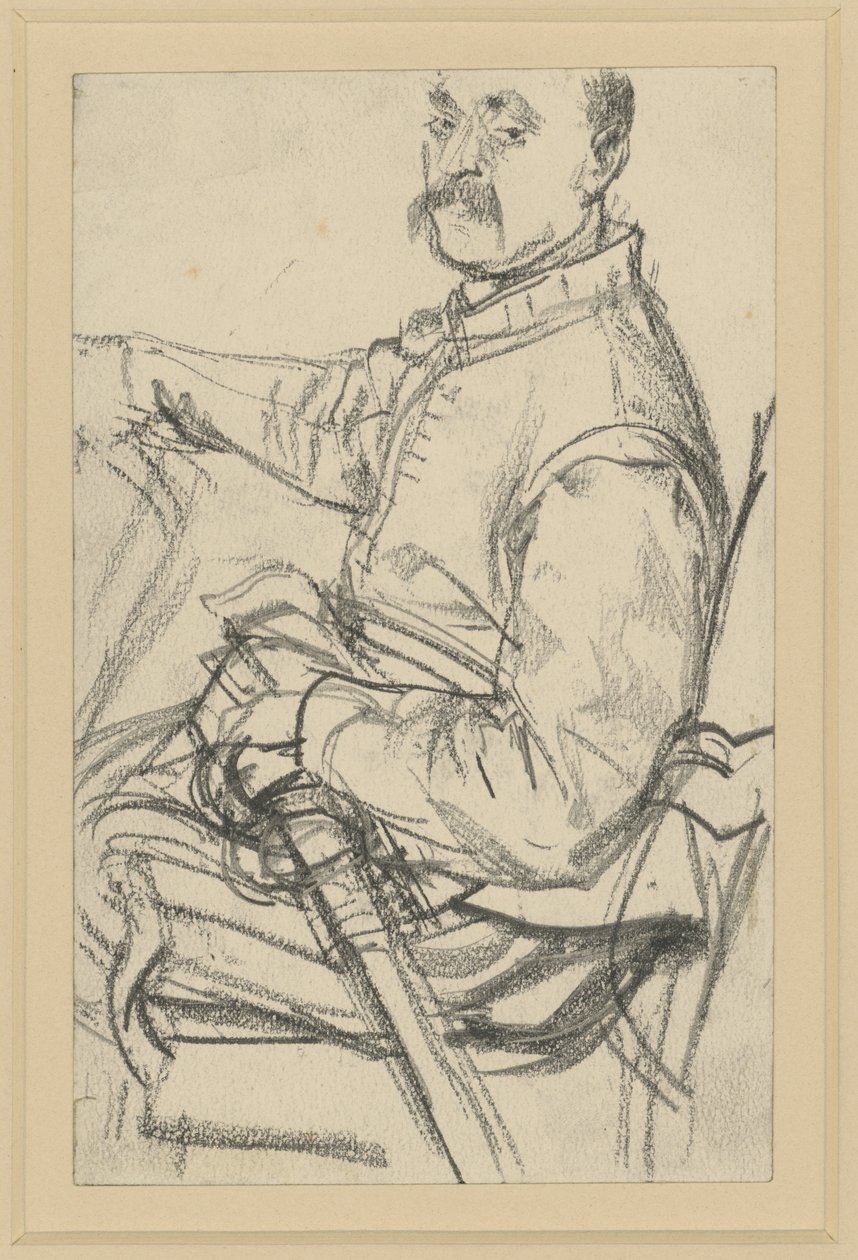 Modell i festdrakt til kurfyrst Johann Georg I av Sachsen, Historisk museum, Dresden av Adolph Menzel