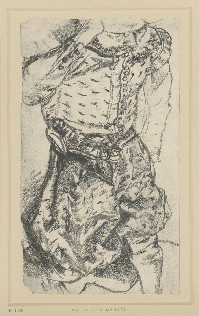 Modell i kurfyrst Johann Georg I av Sachsens praktantrekk, Historisk museum, Dresden av Adolph Menzel