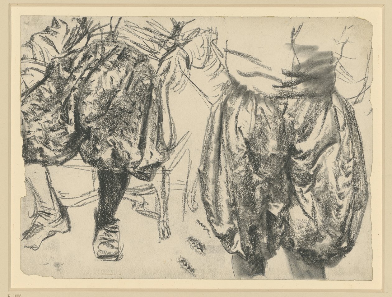 Modell i festdrakt av kurfyrste Johann Georg I av Sachsen, sett fra to vinkler, Historisk museum, Dresden av Adolph Menzel