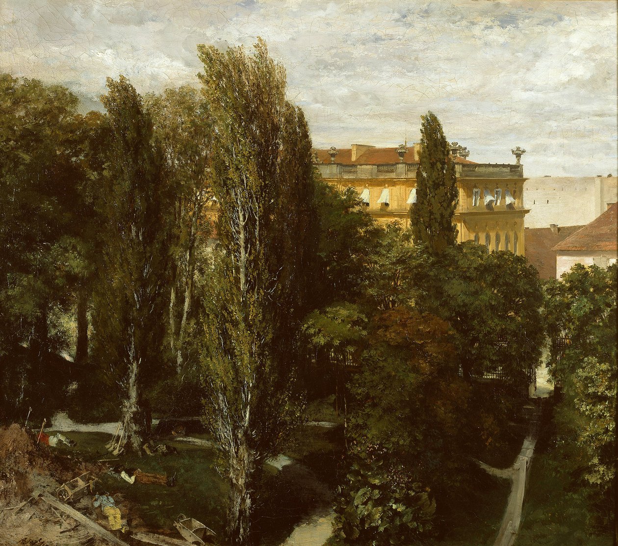Prins Albrechts palasshage av Adolph Menzel
