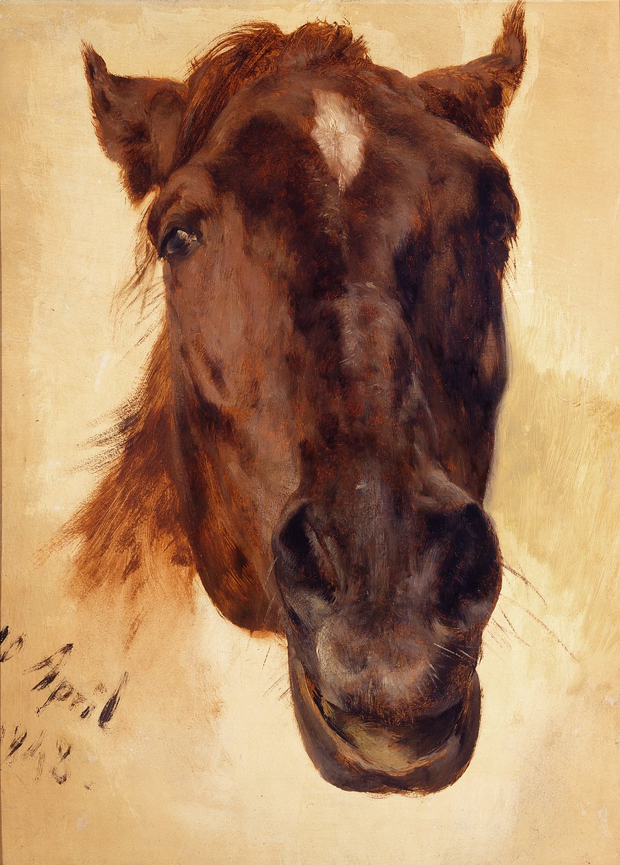 Hestehode av Adolph Menzel