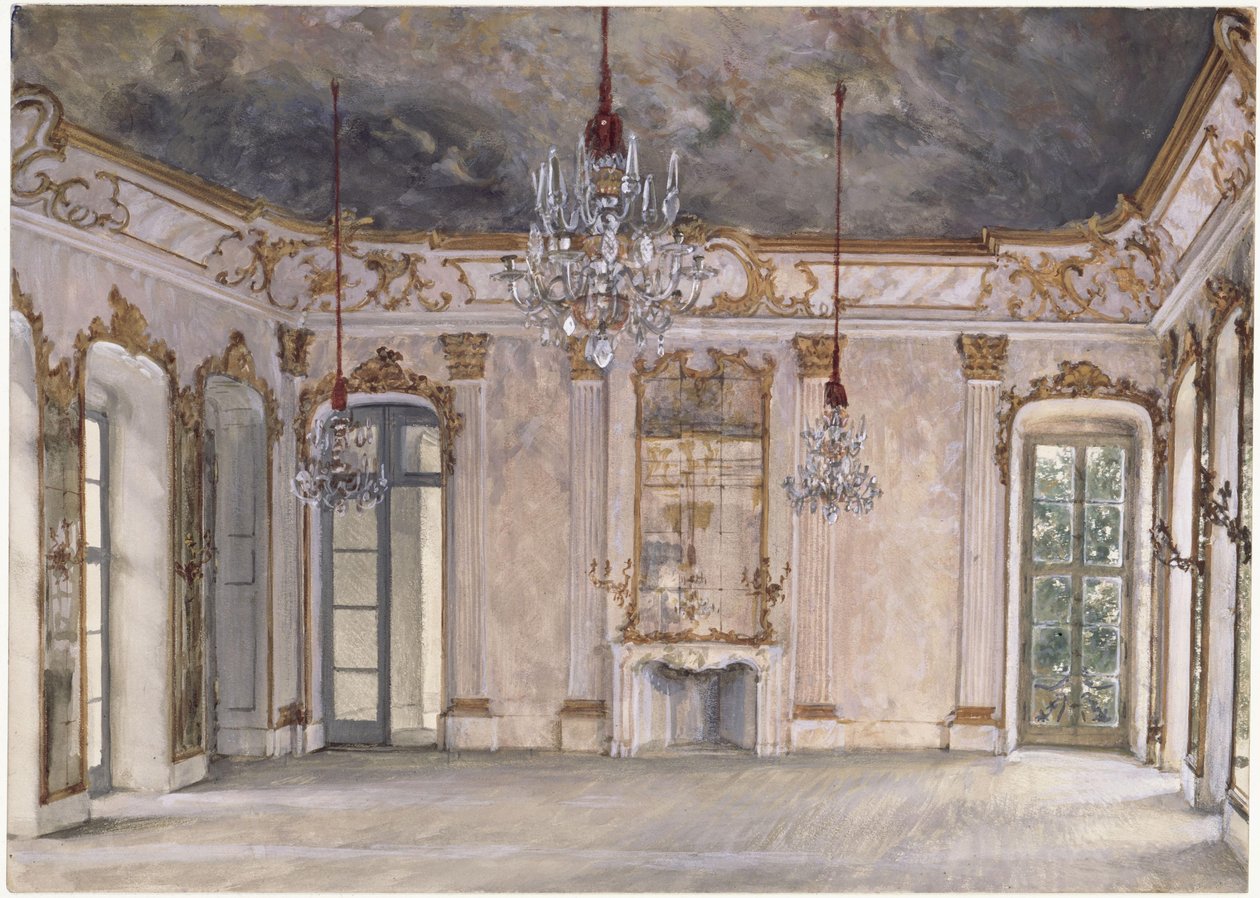 Sal i Rheinsberg slott av Adolph Menzel