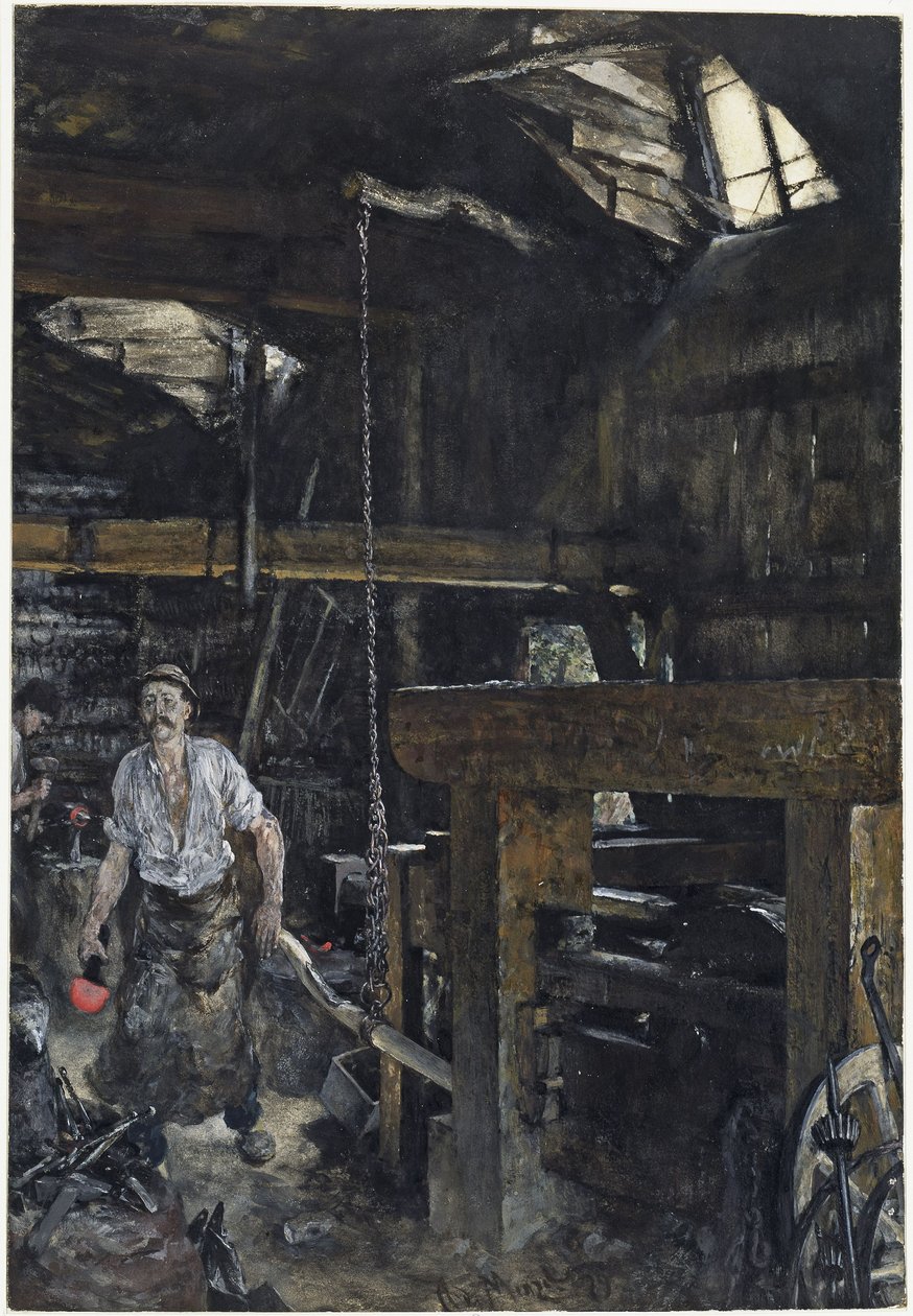 Smie i Gastein av Adolph Menzel