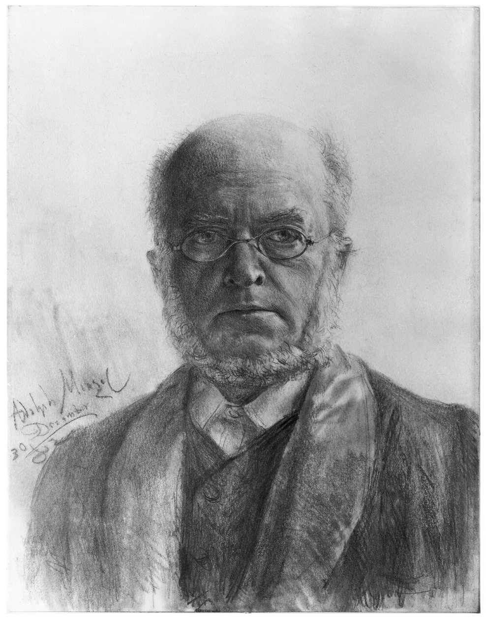 Selvportrett av Adolph Menzel