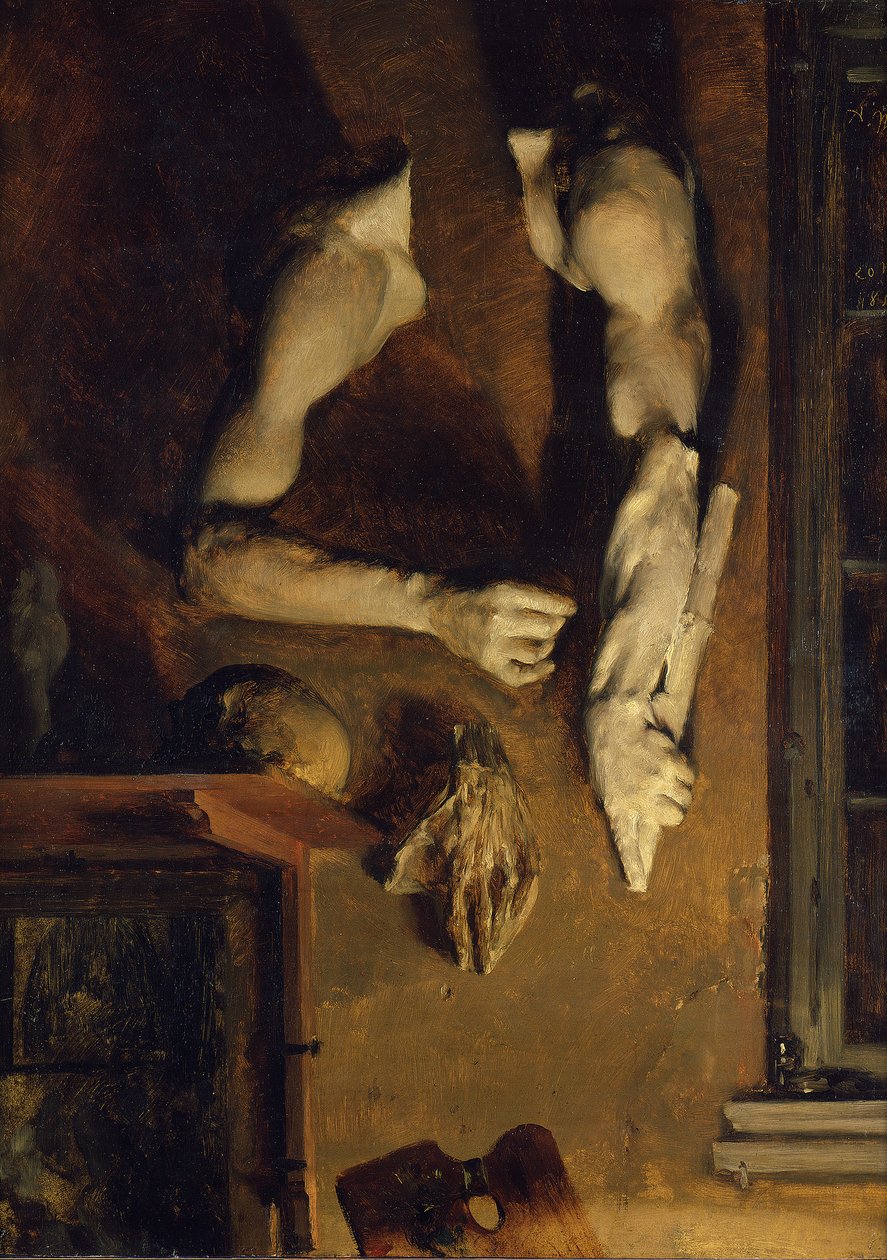 Ateliervegg av Adolph Menzel