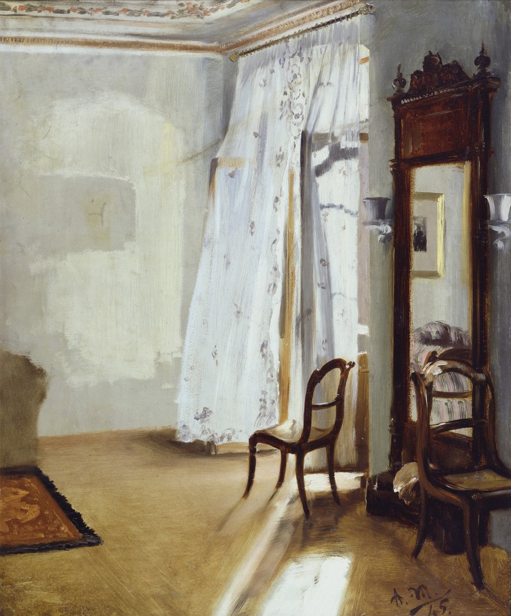 Balkongrommet av Adolph Menzel