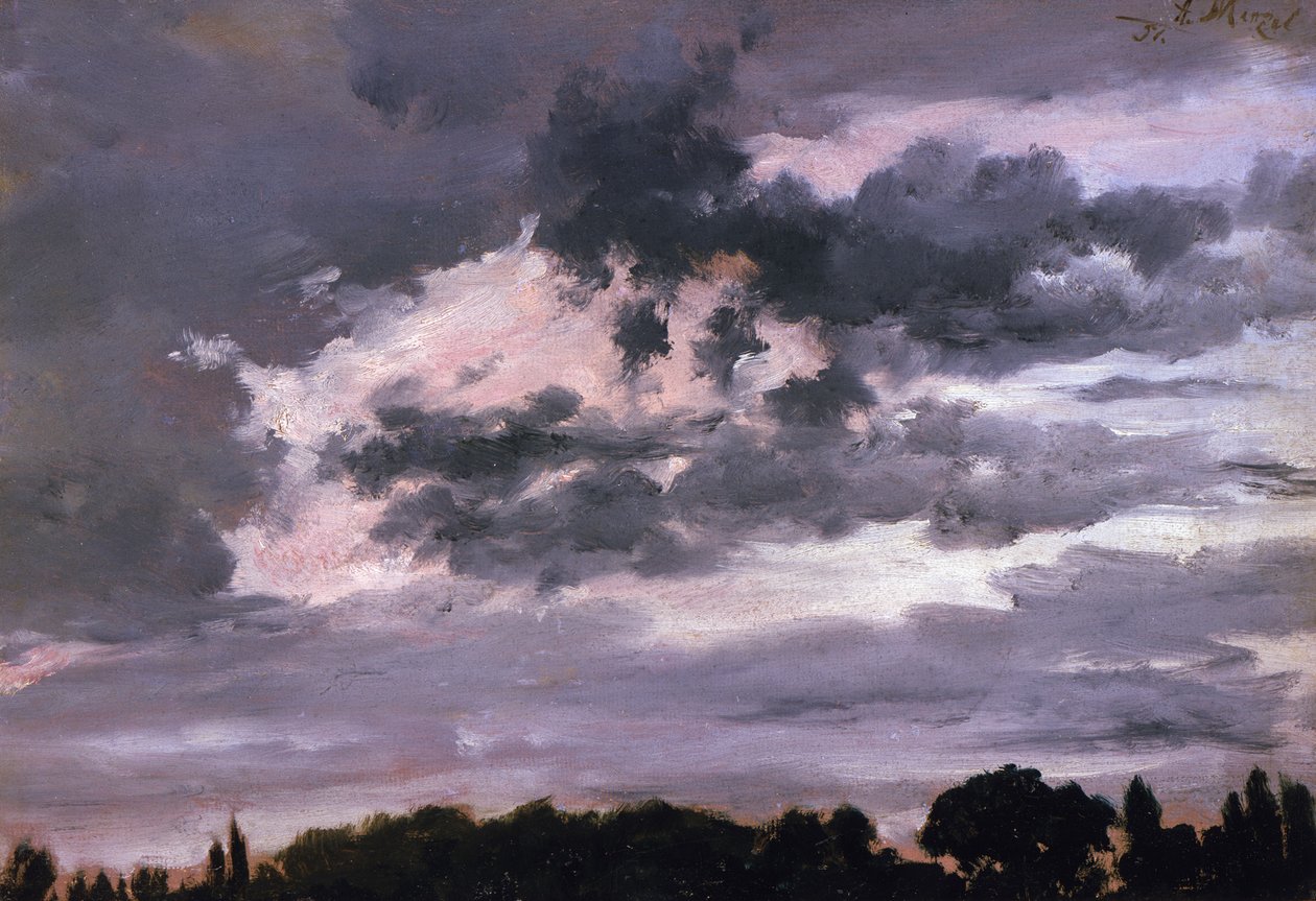 Skyetydie av Adolph Menzel