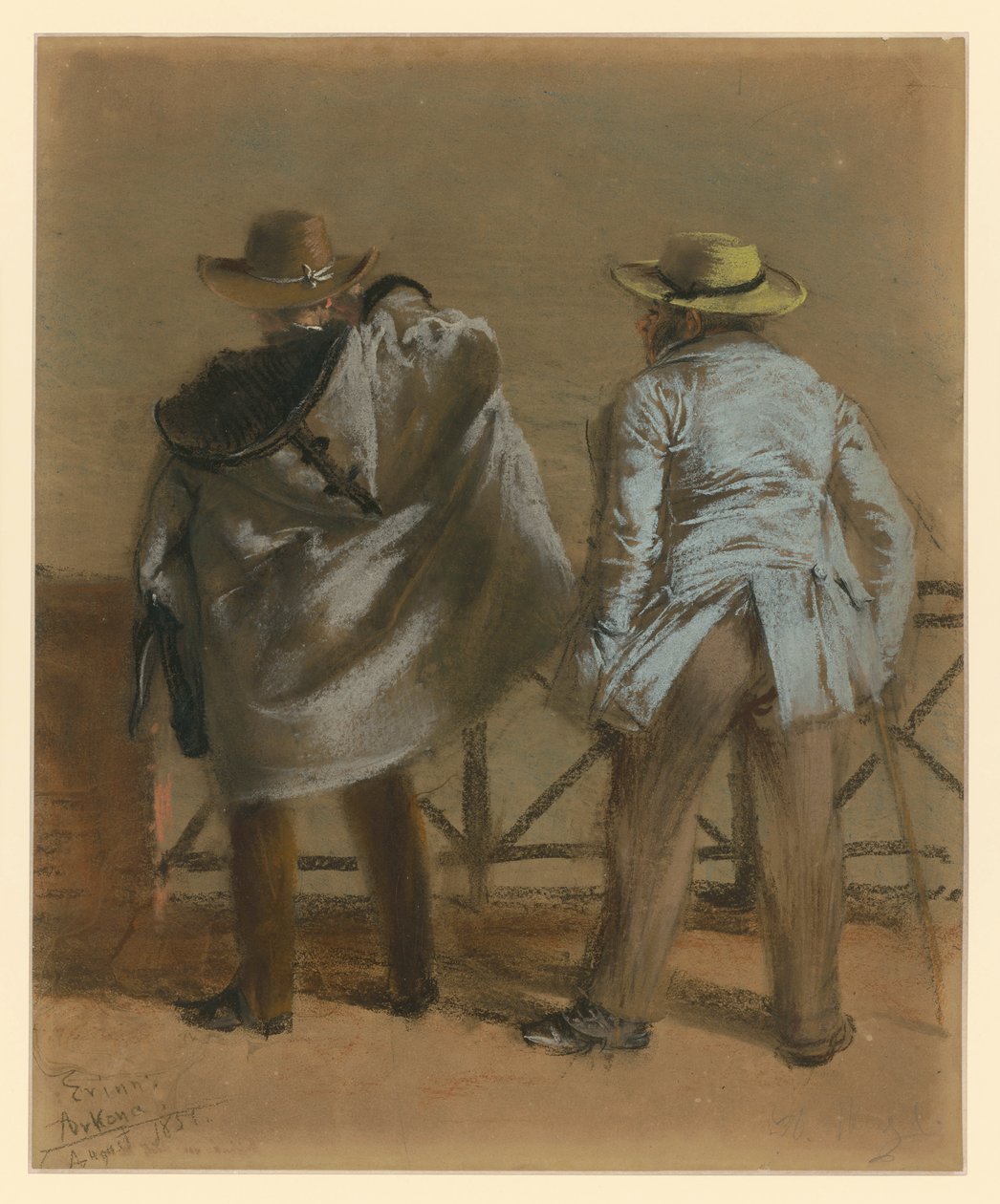 To badende ved sjøen av Adolph Menzel