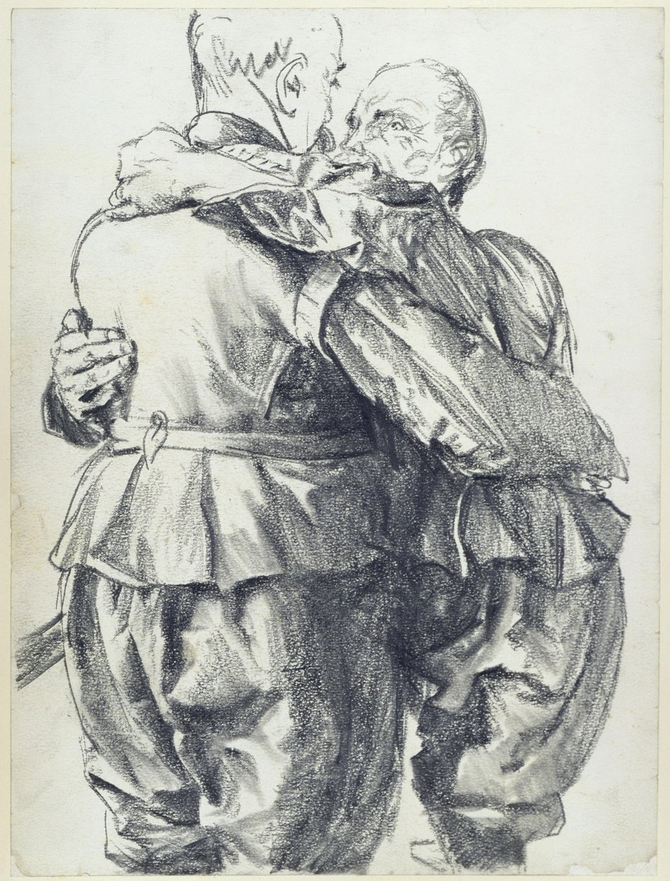 To modeller med drakter tilhørende kurfyrst Johann Georg I av Sachsen i Det historiske museet i Dresden av Adolph Menzel