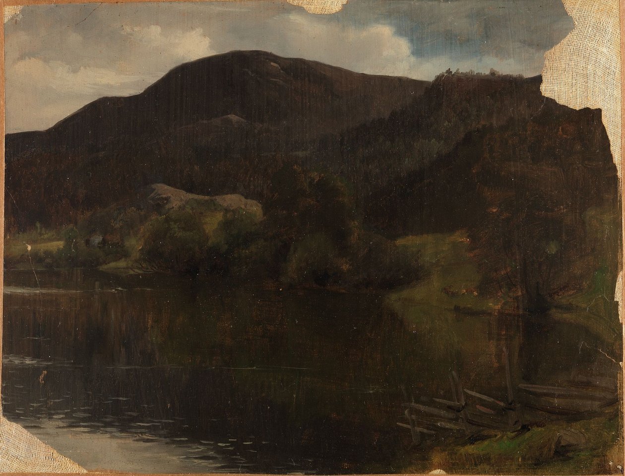 En innsjø av Adolph Tidemand