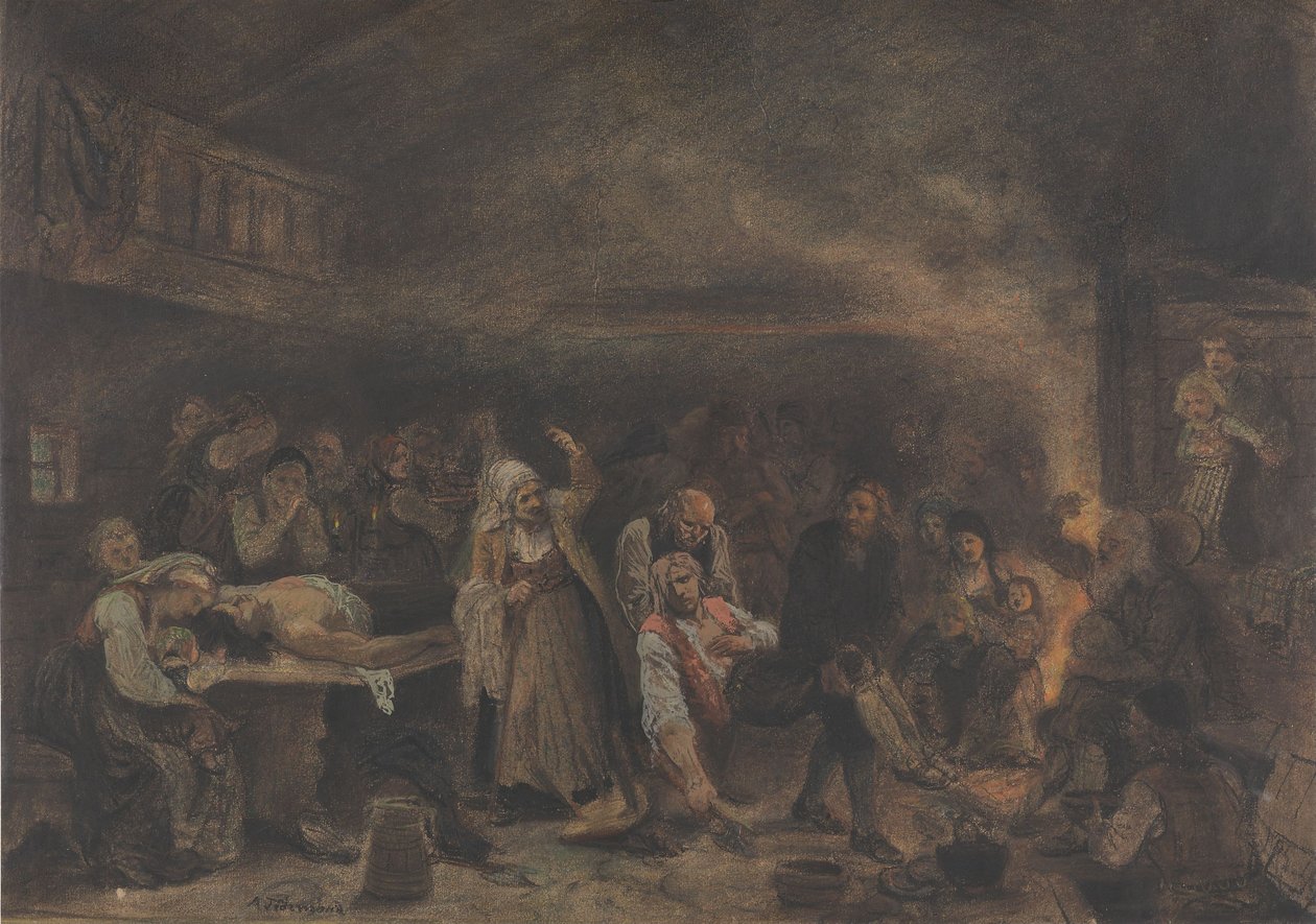 Etter tvekampen av Adolph Tidemand