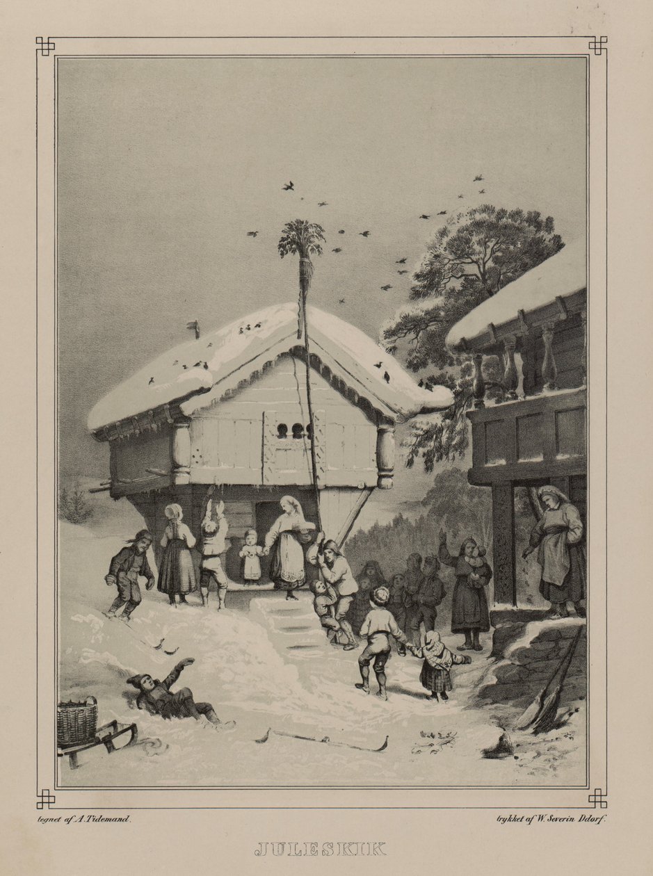 Illustrasjon hentet fra boken Norge fremstillet i Tegninger av Asbjørnsen, P.Chr. og utgitt av Chr. Tønsberg (no, 1848) av Adolph Tidemand