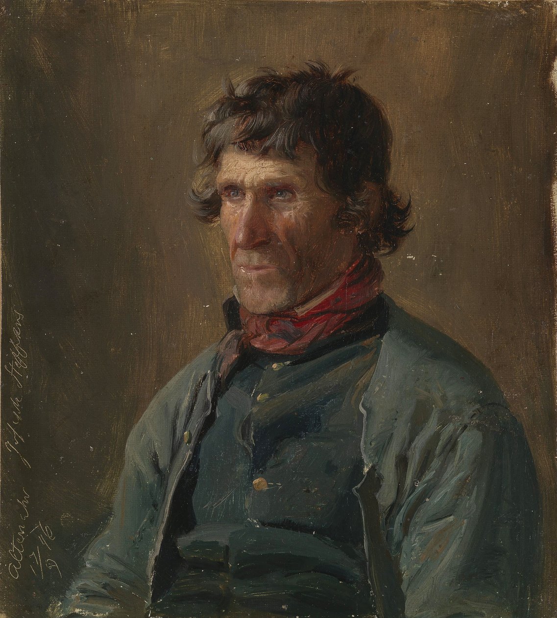 Joseph Steffens fra Altenahr. Figurstudie av Adolph Tidemand