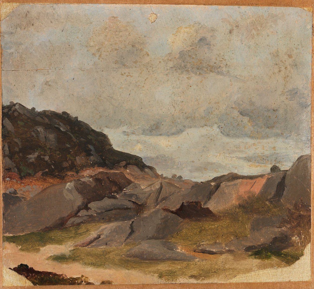 Landskapsstudie av Adolph Tidemand