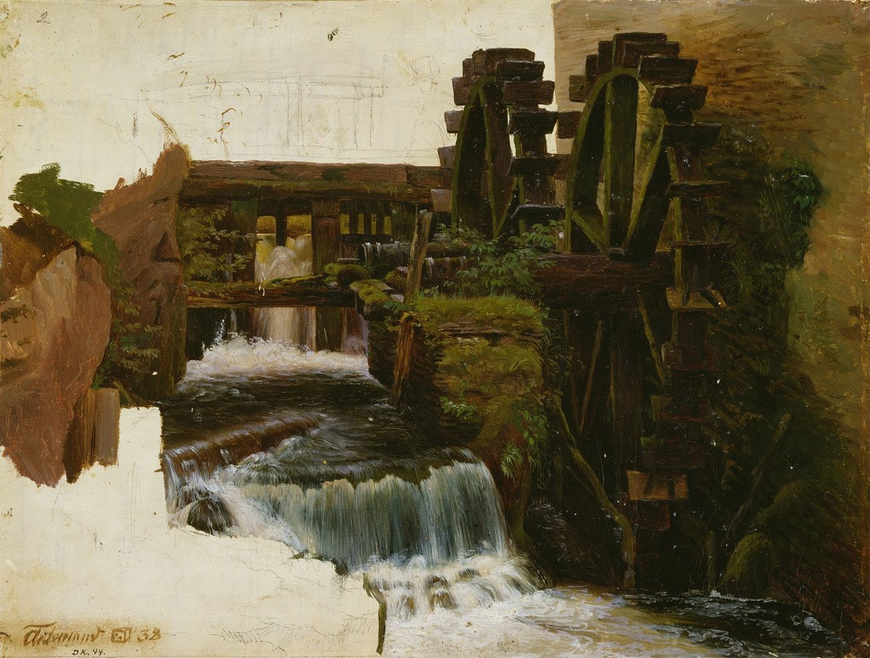 Møllebekk av Adolph Tidemand