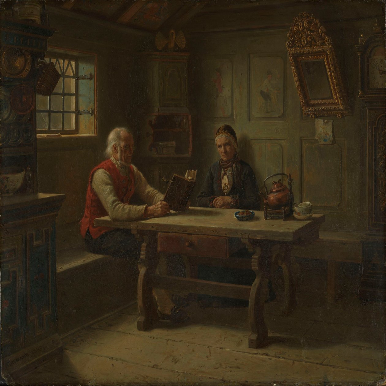 Ensomhet i alderdommen av Adolph Tidemand