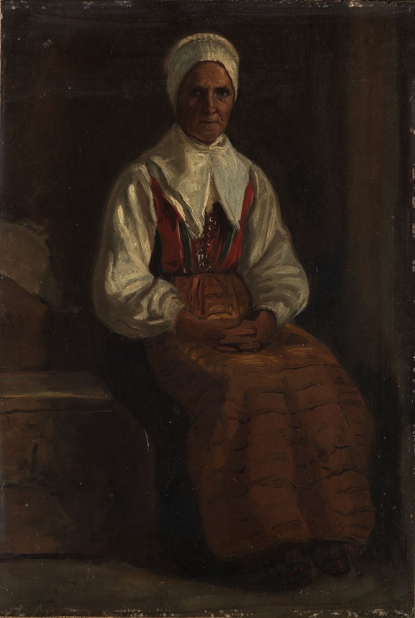 Bondekvinne av Adolph Tidemand