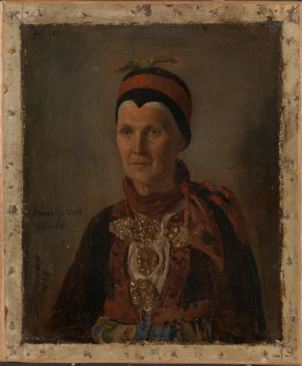Portrett av Anna Gulsvig av Adolph Tidemand