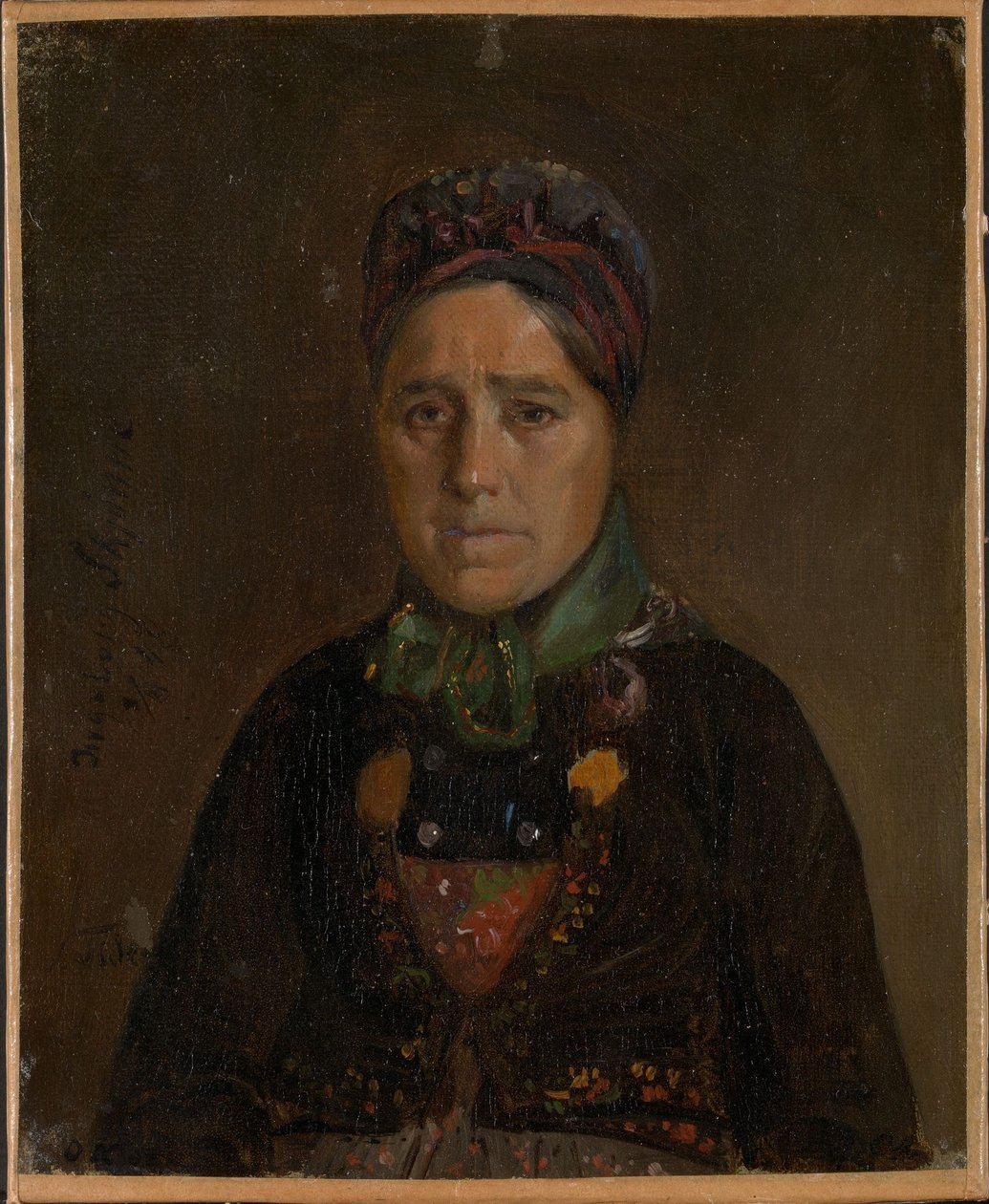 Portrett av Ingeborg Skjønne fra Numedal av Adolph Tidemand