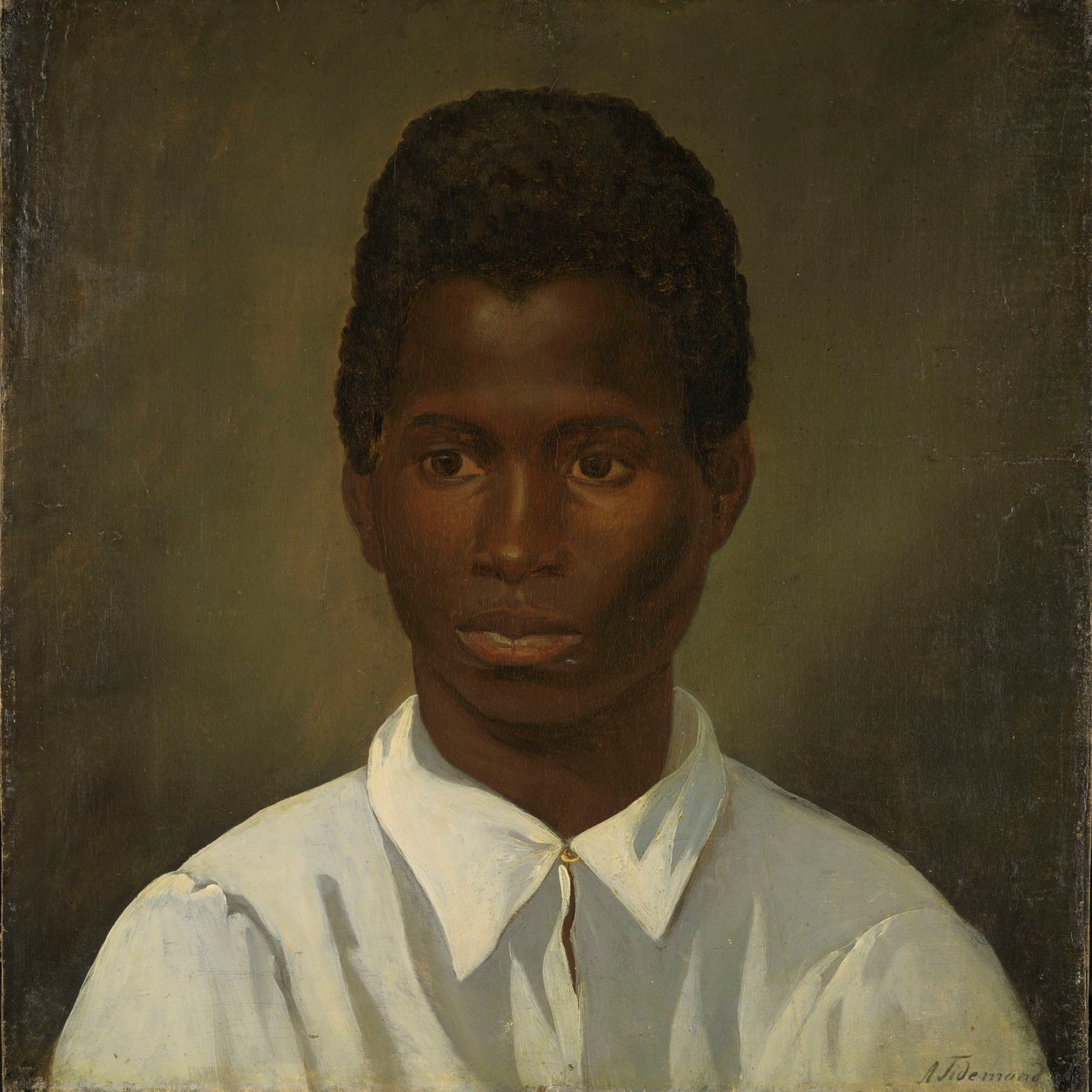 Portrett av en ung mann av Adolph Tidemand