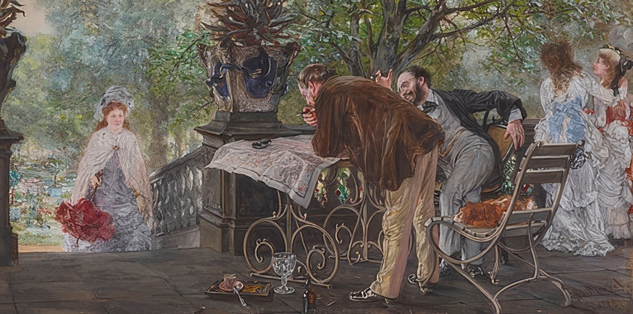 Reise planer. 1875 av Adolph Menzel