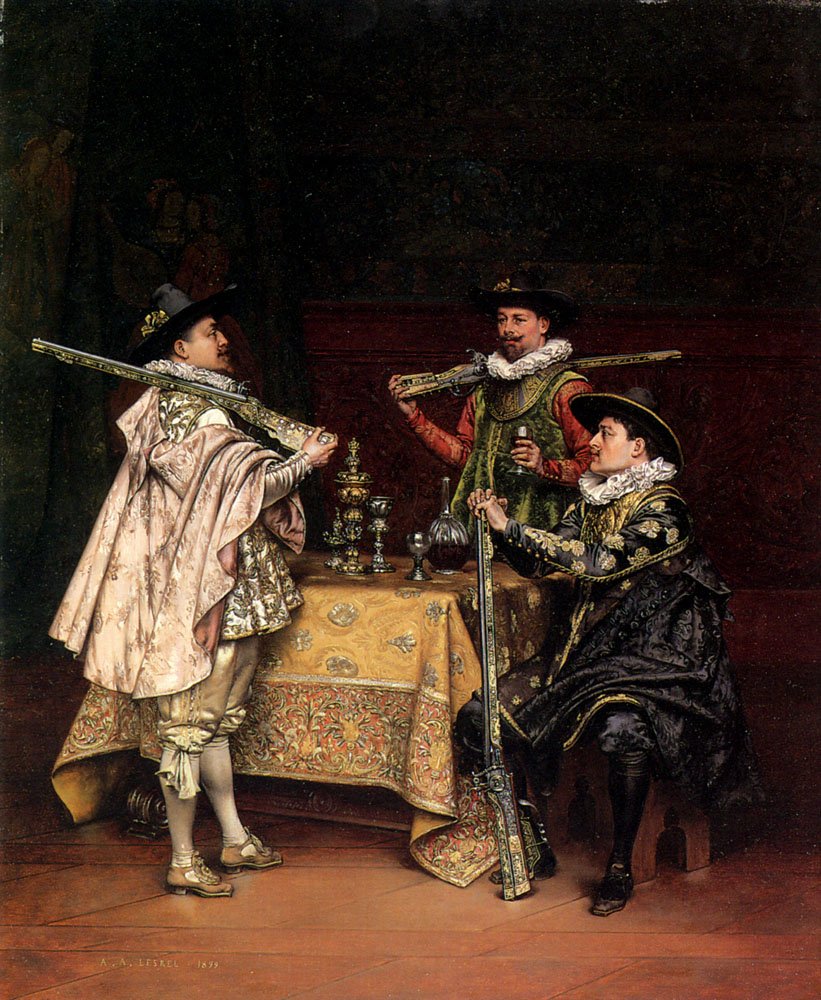 Dagene skyter av Adolphe Alexandre Lesrel