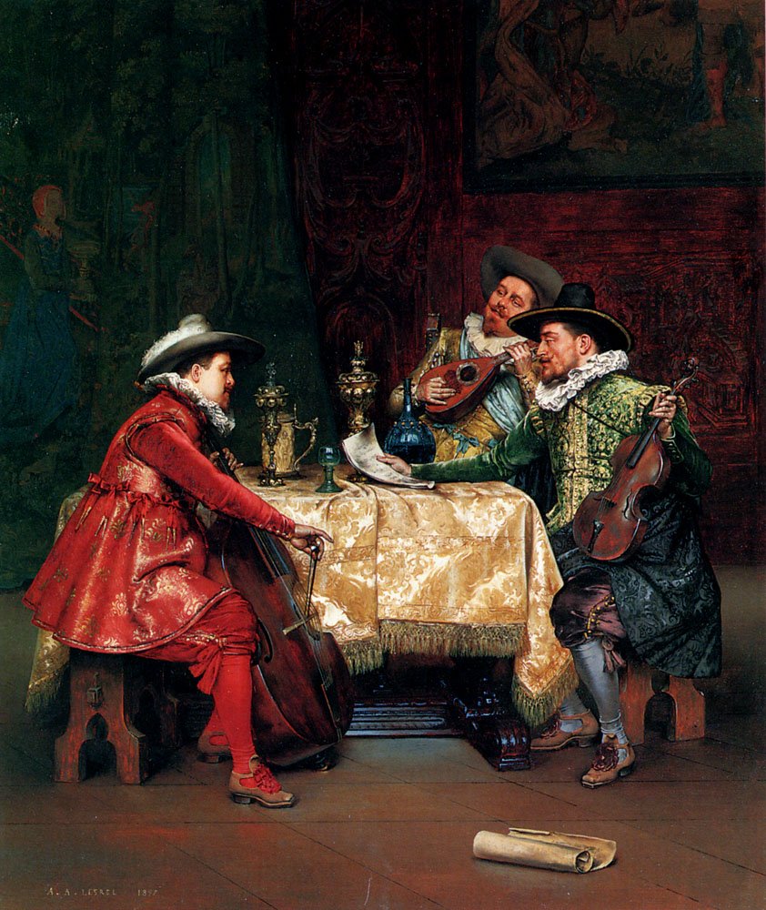 Øvelsen av Adolphe Alexandre Lesrel