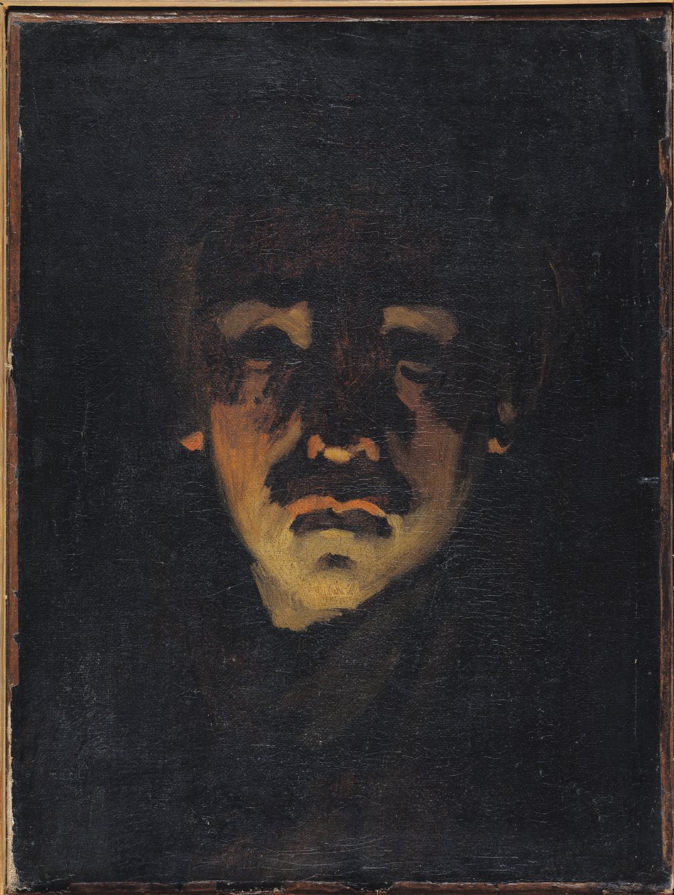 Selvportrett av Adolphe Felix Cals