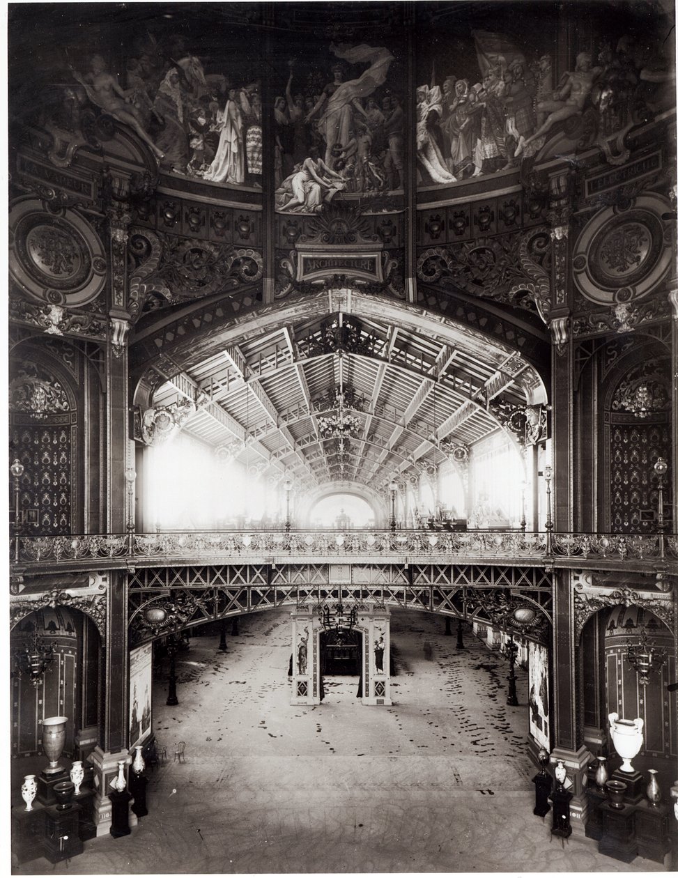 Den sentrale kuppelen til verdensutstillingen i 1889 i Paris av Adolphe Giraudon