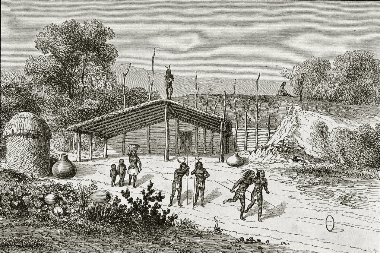 Mohave Indian Game av Adolphe Gusman