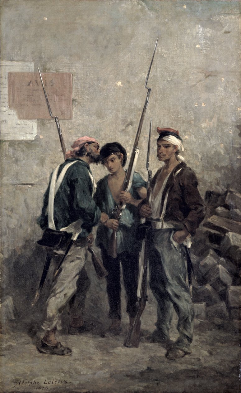 Passordet, 24. februar 1848 av Adolphe Pierre Leleux