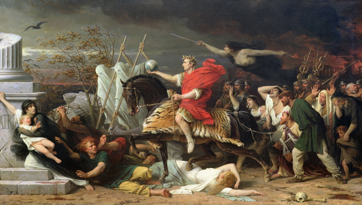 Cæsar, 1875 av Adolphe Yvon