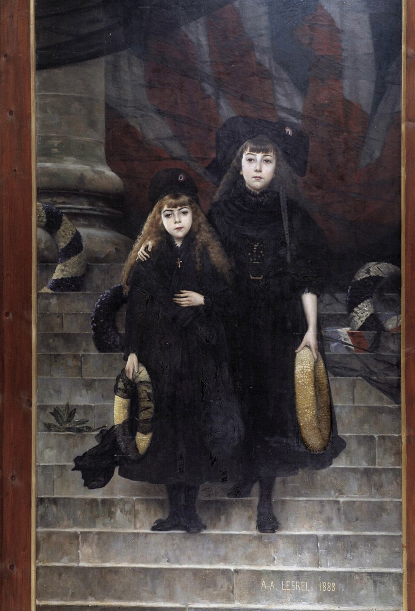 Alsace og Lorraine, maleri av A.A. Lesrel av Adolphe Alexandre Lesrel