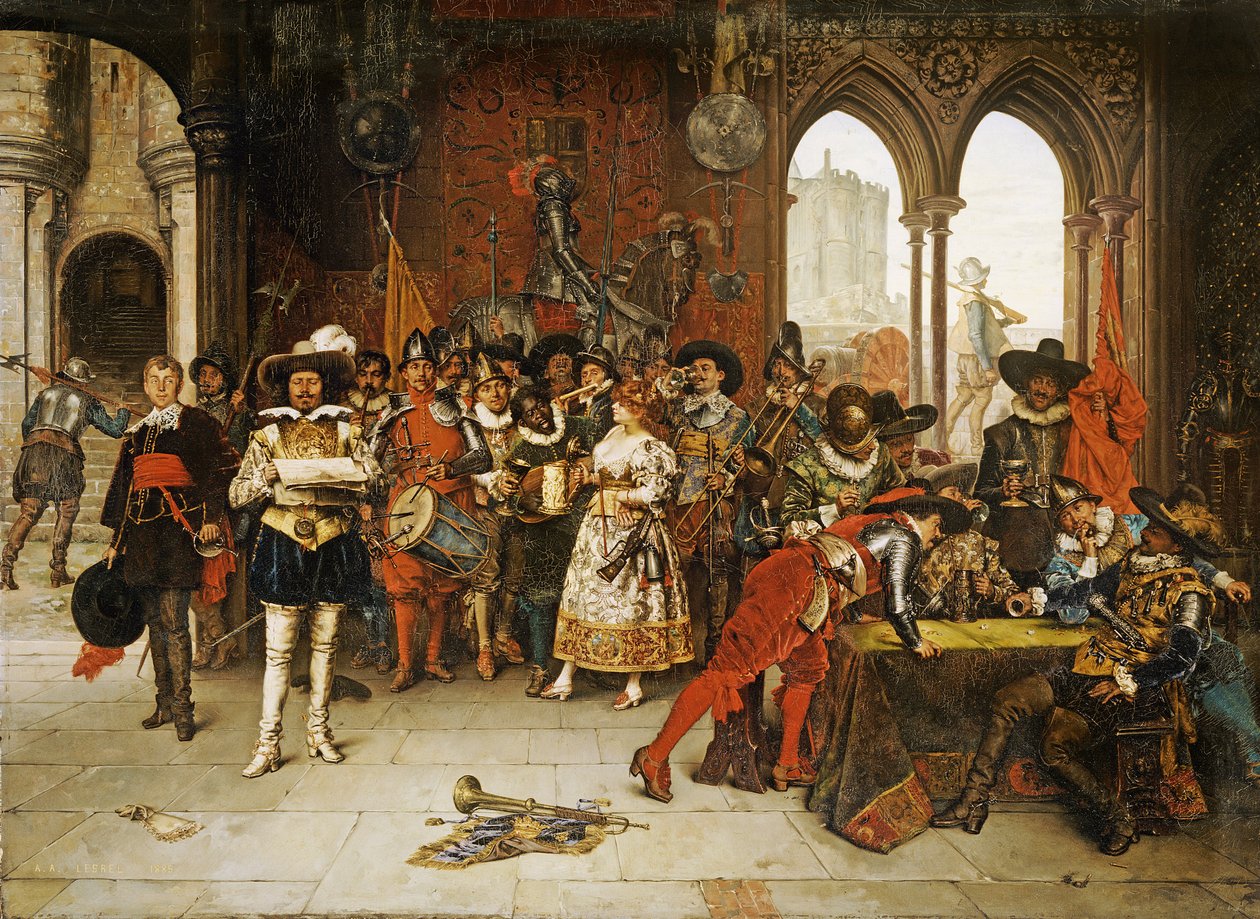 Kongens musketerer av Adolphe Alexandre Lesrel