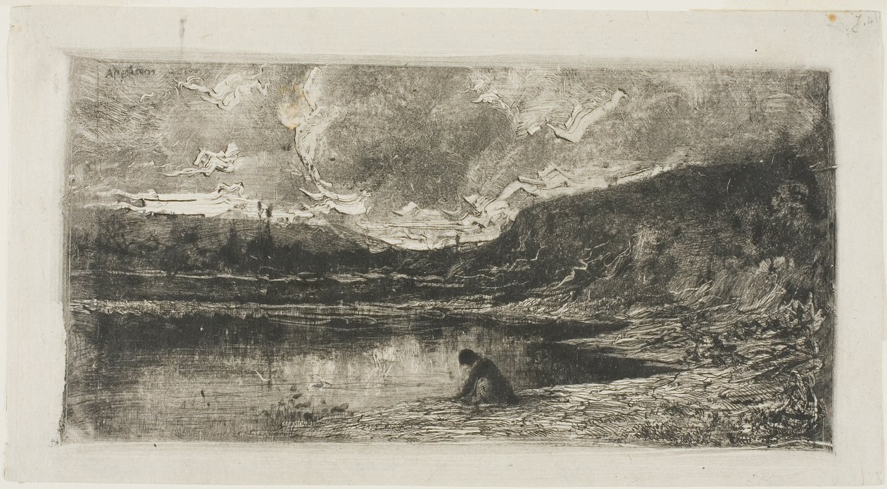 En klippe i Parish of Rix av Adolphe Appian