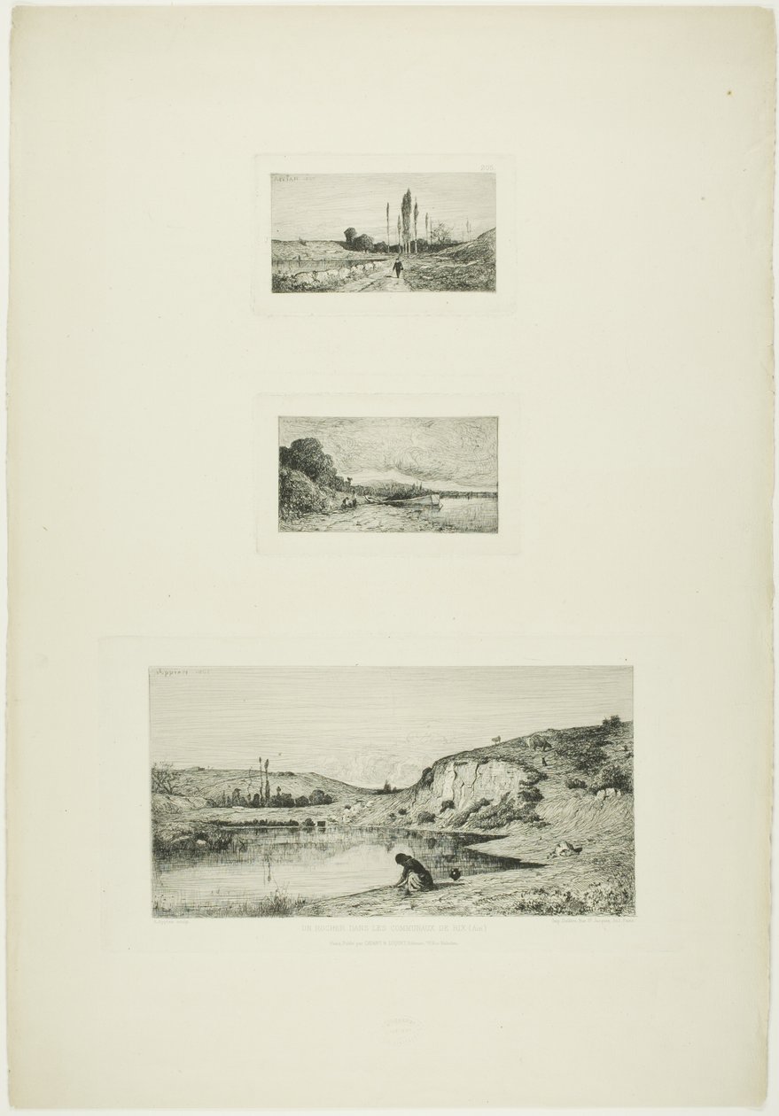 En klippe i Parish of Rix av Adolphe Appian