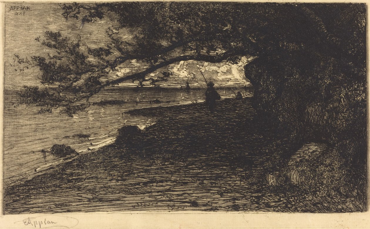 I Villefranche-sur-Mer av Adolphe Appian