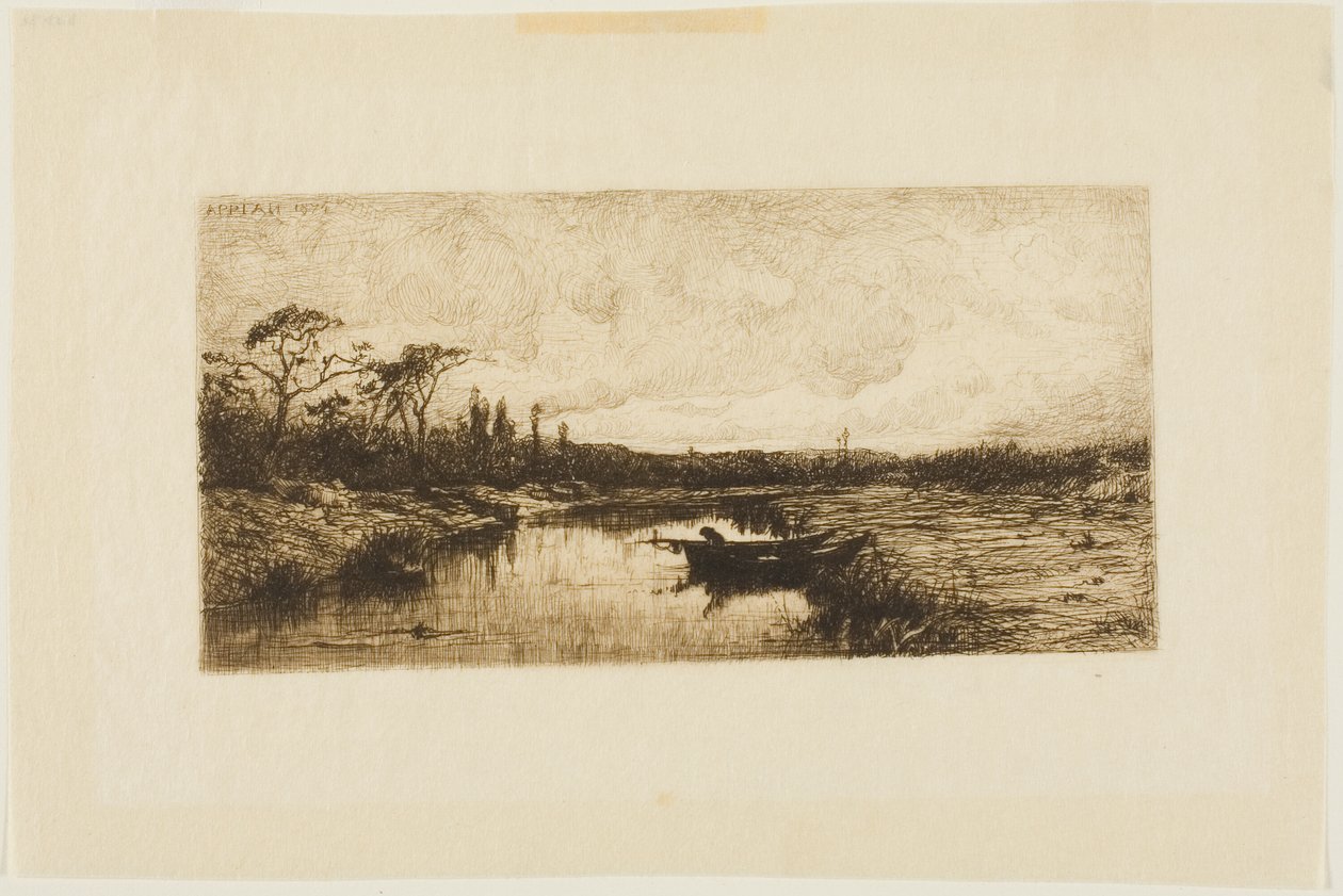 En høstkveld: nær Rossillon av Adolphe Appian