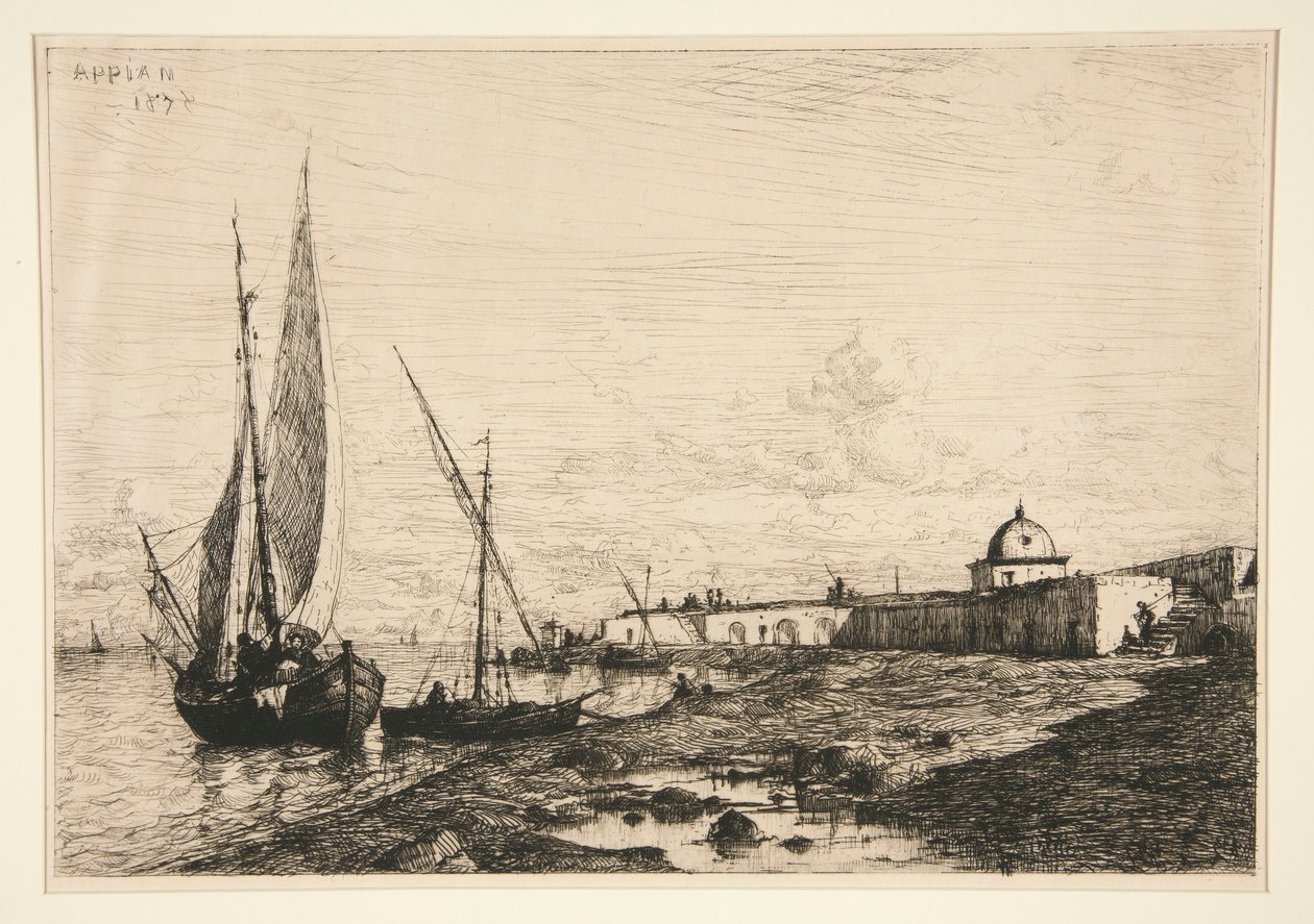 Havnen i San Remo av Adolphe Appian