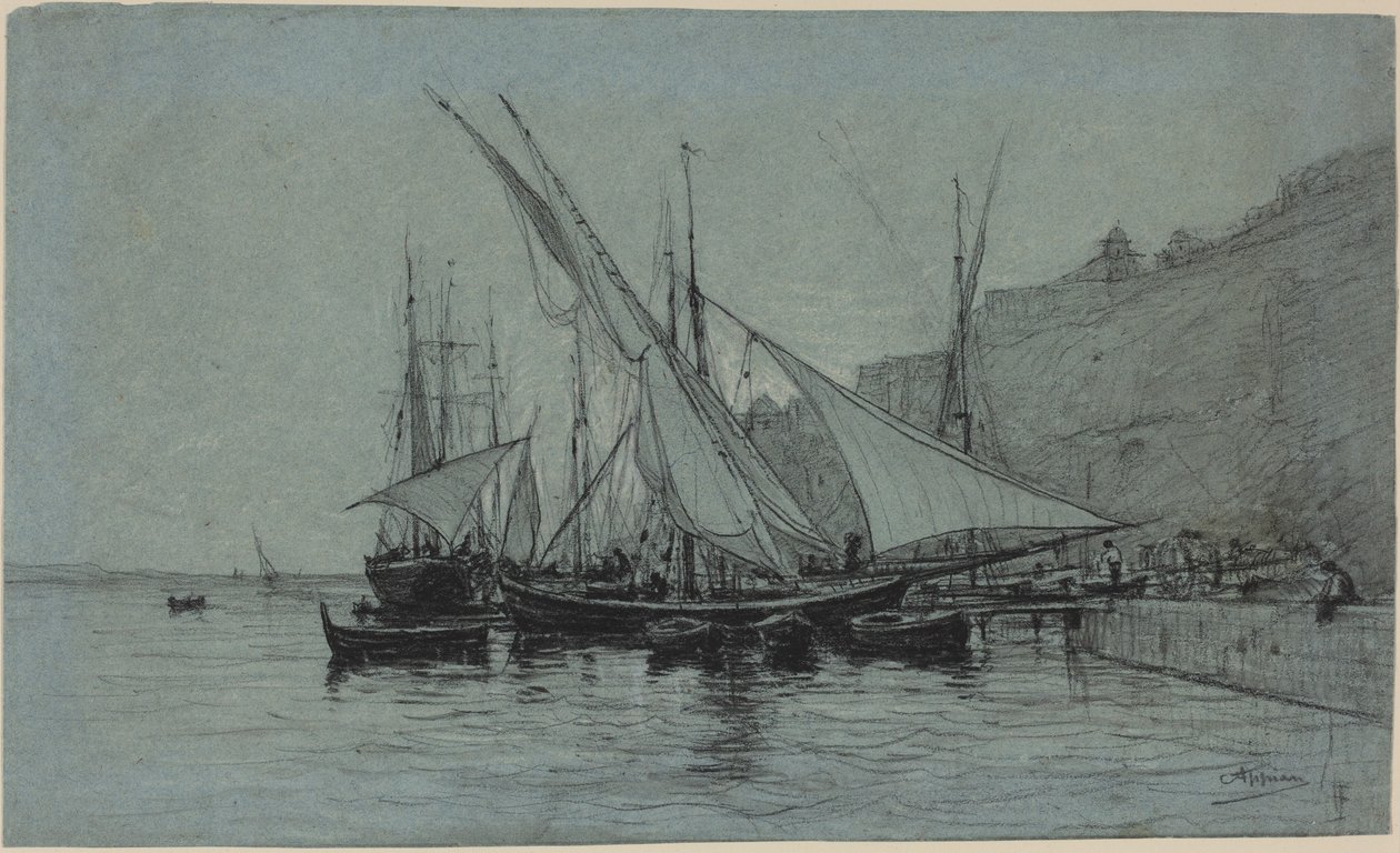 Monacos havn av Adolphe Appian