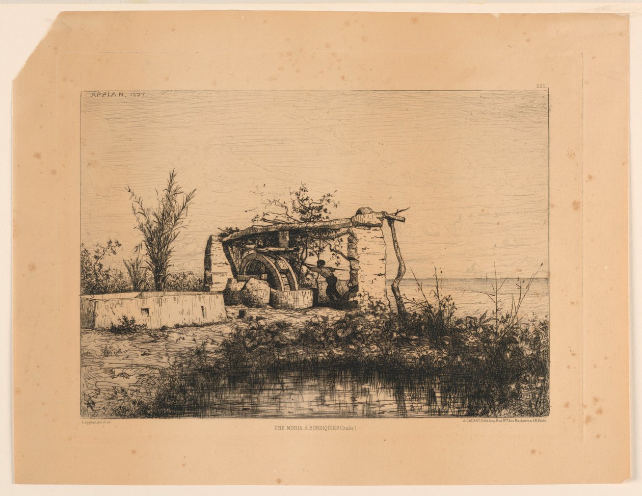 A Moria i Bordiquier (Italia) av Adolphe Appian