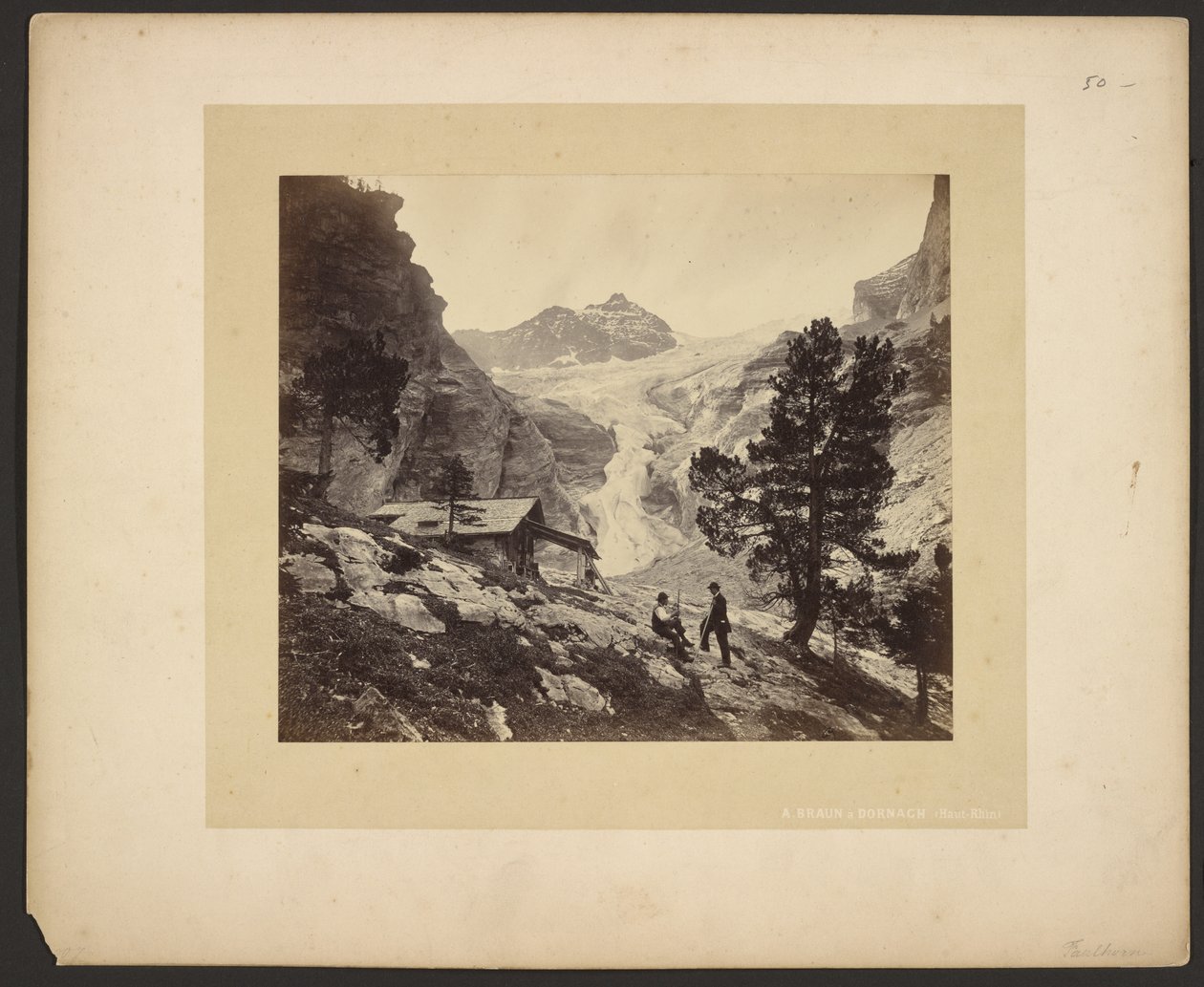 [Alpine View at Faulhorn] av Adolphe Braun
