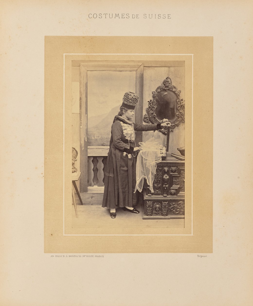 Kantonen Fribourg av Adolphe Braun