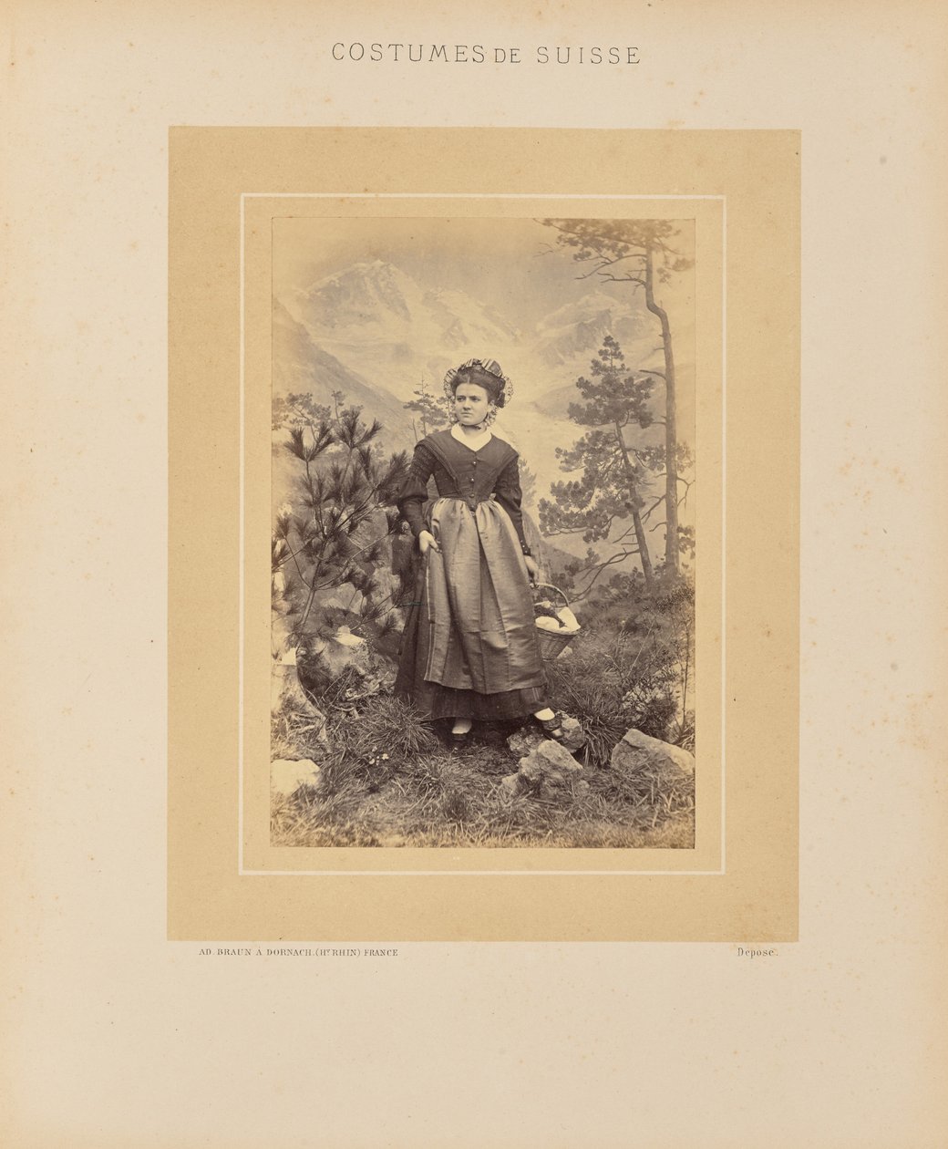 Kantonen Graubünden av Adolphe Braun